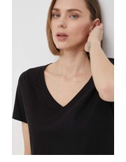 Bluzka t-shirt bawełniany kolor czarny - Answear.com Calvin Klein 