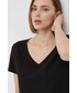 Bluzka Calvin Klein  t-shirt bawełniany kolor czarny