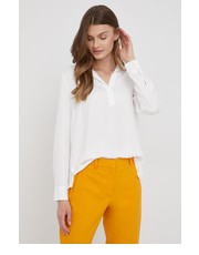Bluzka bluzka damska kolor biały gładka - Answear.com Calvin Klein 
