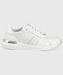 Sneakersy Calvin Klein  buty skórzane kolor biały