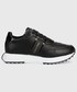 Sneakersy Calvin Klein  sneakersy skórzane kolor czarny