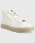 Sneakersy Calvin Klein  sneakersy skórzane Cupsole Unlined High Top kolor biały