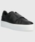 Sneakersy Calvin Klein  sneakersy Flatform Slip On kolor czarny