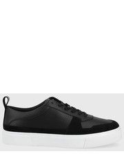Sneakersy męskie buty skórzane kolor czarny - Answear.com Calvin Klein 
