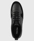 Sneakersy męskie Calvin Klein  buty skórzane kolor czarny
