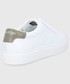 Sneakersy męskie Calvin Klein  buty skórzane kolor biały