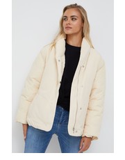 Kurtka kurtka puchowa damska kolor beżowy zimowa - Answear.com Calvin Klein 