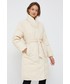 Kurtka Calvin Klein  kurtka puchowa damska kolor beżowy zimowa