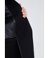 Płaszcz Calvin Klein  płaszcz wełniany kolor czarny przejściowy