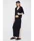 Spódnica Calvin Klein  spódnica kolor czarny maxi prosta
