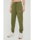 Spodnie Calvin Klein  Performance spodnie dresowe damskie kolor zielony gładkie