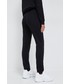 Spodnie Calvin Klein  spodnie dresowe damskie kolor czarny gładkie