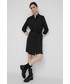 Sukienka Calvin Klein  sukienka kolor czarny mini prosta