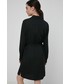 Sukienka Calvin Klein  sukienka kolor czarny mini prosta