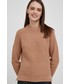 Sweter Calvin Klein  Sweter damski kolor brązowy