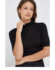 Sweter sweter wełniany damska kolor czarny - Answear.com Calvin Klein 