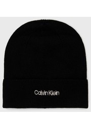 Czapka - Czapka z domieszką wełny - Answear.com Calvin Klein 