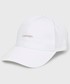 Czapka Calvin Klein  czapka kolor biały gładka