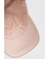 Czapka Calvin Klein  czapka kolor różowy z aplikacją