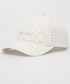 Czapka Calvin Klein  czapka bawełniana kolor biały wzorzysta