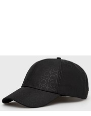 Czapka czapka kolor czarny wzorzysta - Answear.com Calvin Klein 