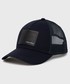 Czapka Calvin Klein  czapka kolor granatowy z aplikacją
