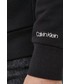 Bluza męska Calvin Klein  bluza męska kolor czarny z kapturem z aplikacją