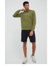 Bluza męska Performance bluza dresowa męska kolor zielony z nadrukiem - Answear.com Calvin Klein 