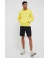 Bluza męska Calvin Klein  Performance bluza dresowa męska kolor żółty z kapturem z nadrukiem