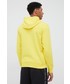 Bluza męska Calvin Klein  Performance bluza dresowa męska kolor żółty z kapturem z nadrukiem