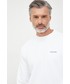 Bluza męska Calvin Klein  bluza męska kolor biały z nadrukiem