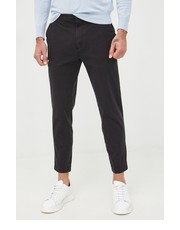 Spodnie męskie spodnie męskie kolor czarny proste - Answear.com Calvin Klein 