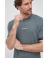 T-shirt - koszulka męska Calvin Klein  T-shirt bawełniany kolor zielony gładki