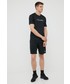 T-shirt - koszulka męska Calvin Klein  Performance t-shirt treningowy CK Essentials kolor czarny z nadrukiem