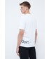 T-shirt - koszulka męska Calvin Klein  Performance t-shirt treningowy kolor biały z nadrukiem