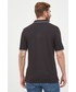 T-shirt - koszulka męska Calvin Klein  polo męski kolor czarny gładki