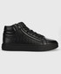 Buty sportowe Calvin Klein  sneakersy skórzane High Top Lace Up kolor czarny