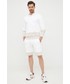 Krótkie spodenki męskie Calvin Klein  szorty bawełniane męskie kolor biały