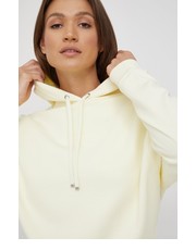 Bluza bluza damska kolor żółty z kapturem - Answear.com Calvin Klein 