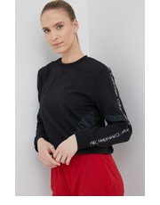 Bluza Performance bluza dresowa Active Icon damska kolor czarny z aplikacją - Answear.com Calvin Klein 