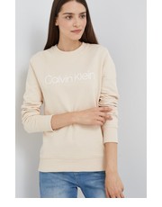 Bluza bluza bawełniana damska kolor beżowy z nadrukiem - Answear.com Calvin Klein 