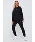 Bluza Calvin Klein  bluza damska kolor czarny gładka