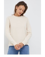 Bluza bluza damska kolor beżowy gładka - Answear.com Calvin Klein 