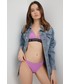Strój kąpielowy Calvin Klein  figi kąpielowe CKOne kolor fioletowy