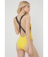 Strój kąpielowy Calvin Klein  strój kąpielowy kolor żółty miękka miseczka