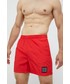 Strój kąpielowy Calvin Klein  szorty kąpielowe kolor czerwony