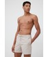 Strój kąpielowy Calvin Klein  szorty kąpielowe kolor beżowy