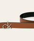 Pasek Calvin Klein  - Pasek skórzany dwustronny K60K606821