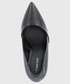 Czółenka na szpilce Calvin Klein  Szpilki skórzane kolor czarny