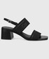 Sandały na obcasie Calvin Klein  sandały kolor czarny
